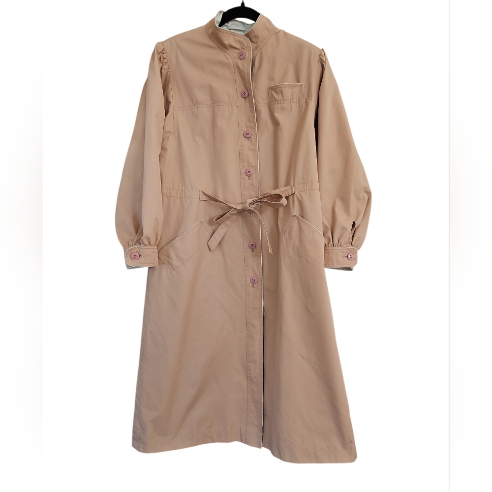 Rain Shedder Tan Trench Coat